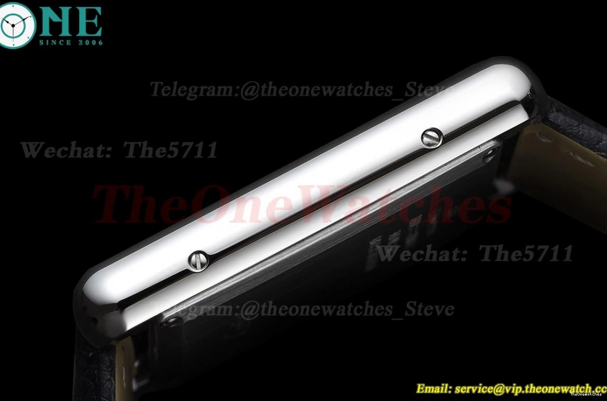 K11F On Black Strap Small Quartz Tank Must dial White 0513